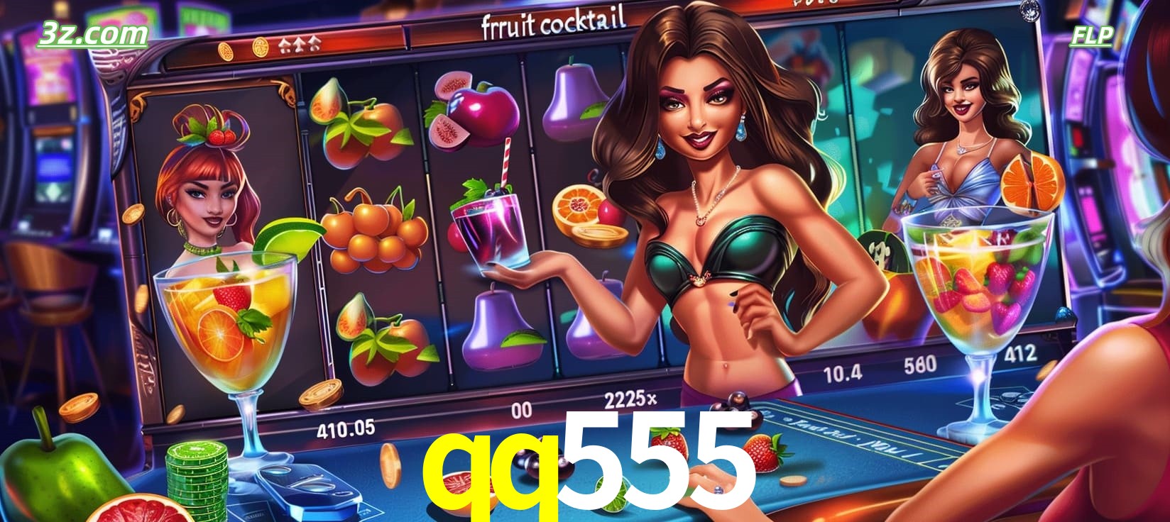 Cassino online qq555 Brasil com slot Fruit Cocktail divertido