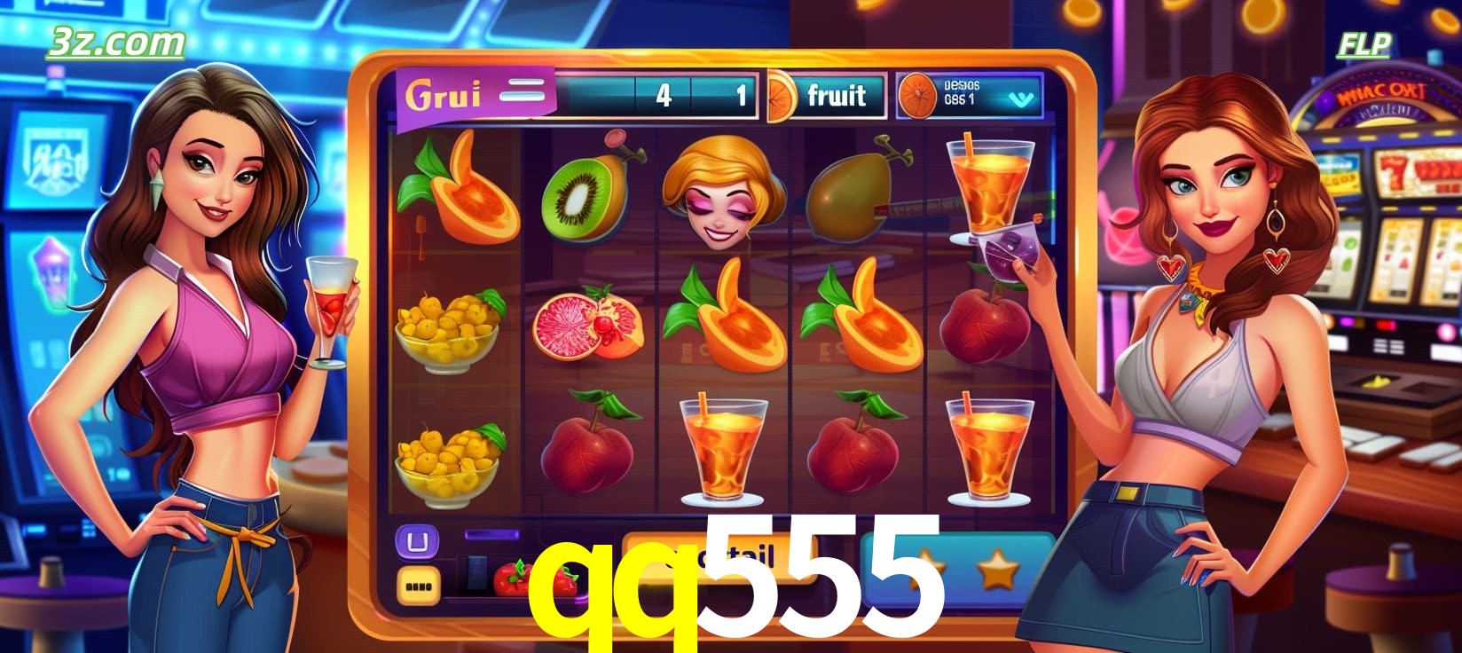 qq555 cassino online com caça-níqueis de frutas e coquetéis coloridos