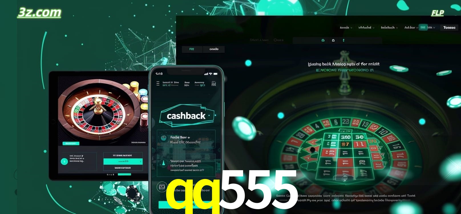 Jogue roleta em dispositivos móveis e desktop com qq555