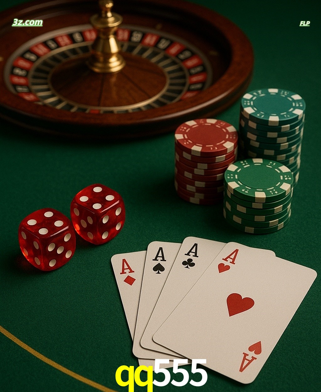 Cassino online qq555 com jogos de mesa: roleta, dados, pôquer e fichas